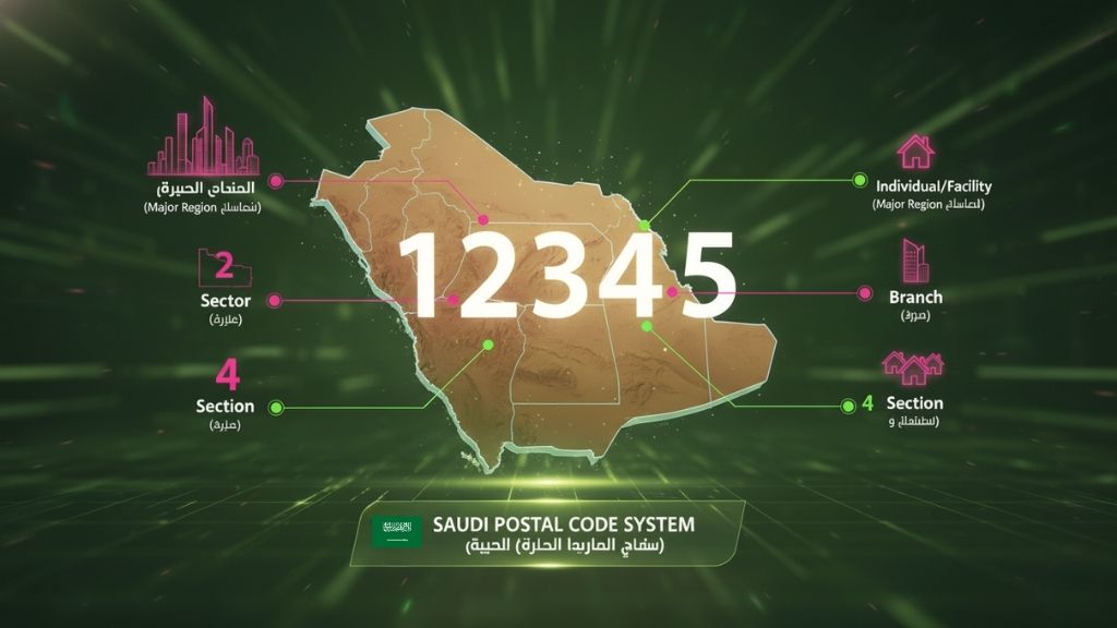 ما هو نظام الرمز البريدي في المملكة العربية السعودية؟